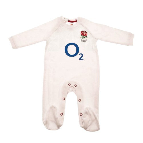 Front - England RFU Baby 2023-2024 Sleepsuit