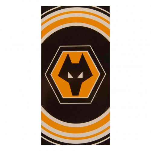 Front - Wolverhampton Wanderers FC Crest Beach Towel