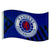 Front - Rangers FC Classic Crest Flag