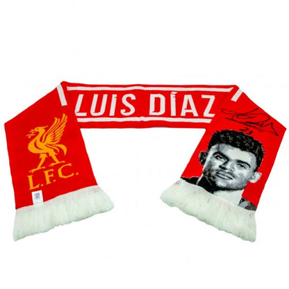 Front - Liverpool FC Luis Diaz Scarf