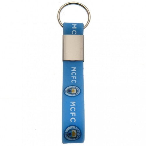 Front - Manchester City FC Silicone Keyring