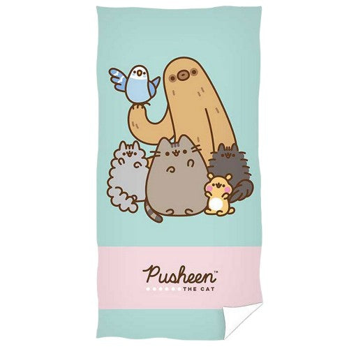 Front - Pusheen Characters Soft Touch Beach Towel