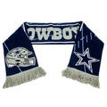 Front - Dallas Cowboys Crest Jacquard Scarf