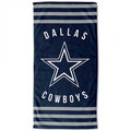 Front - Dallas Cowboys Stripe Beach Towel