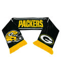 Front - Green Bay Packers Crest Jacquard Winter Scarf