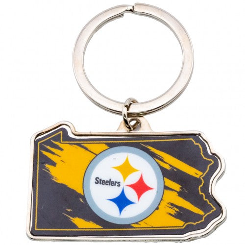 Front - Pittsburgh Steelers State Keyring