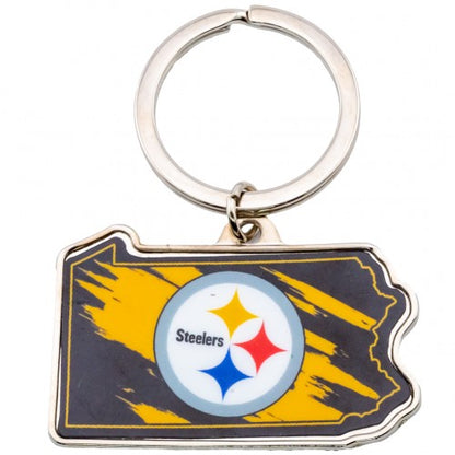 Front - Pittsburgh Steelers State Keyring