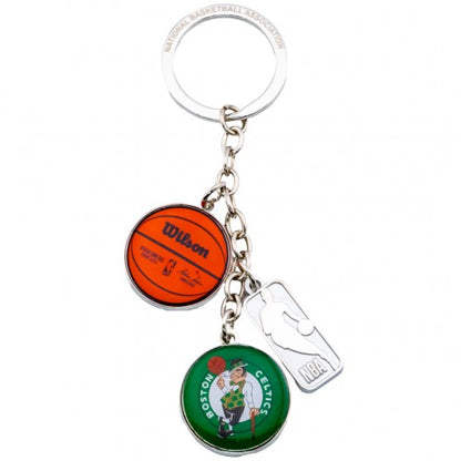 Front - Boston Celtics Charm Keyring