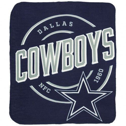 Front - Dallas Cowboys Fleece Throw