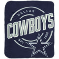 Front - Dallas Cowboys Fleece Throw