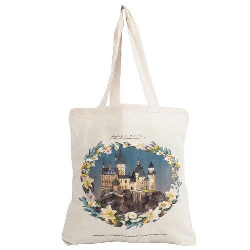 Front - Harry Potter Hogwarts Castle Canvas Tote Bag