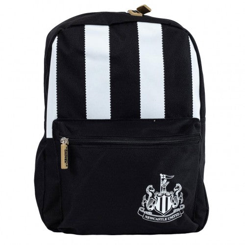 Front - Newcastle United FC Childrens/Kids Stripe Backpack