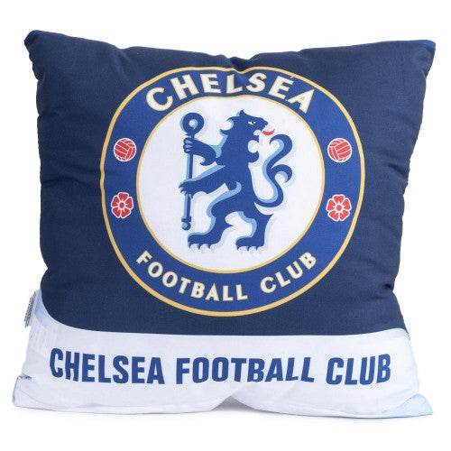 Front - Chelsea FC Text Filled Cushion