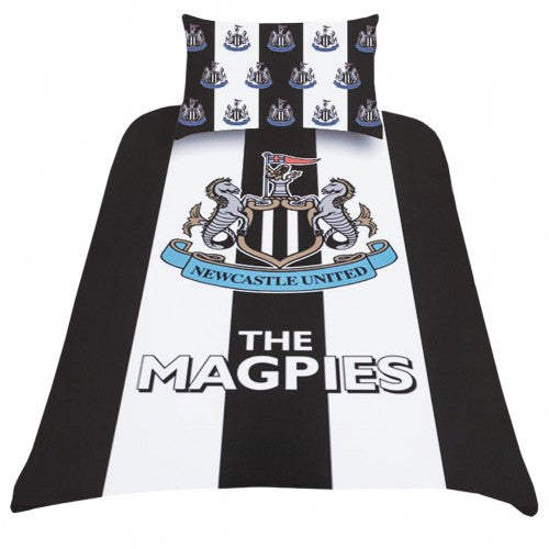 Front - Newcastle United FC Stripe Duvet Cover Set