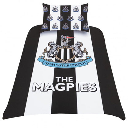 Front - Newcastle United FC Stripe Duvet Cover Set