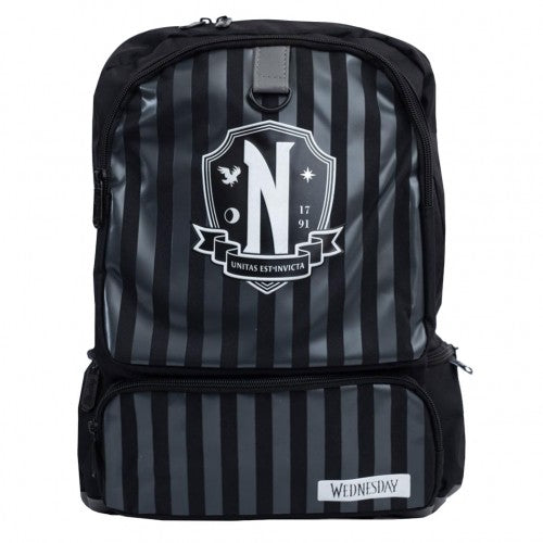 Front - Wednesday Nevermore Premium Backpack