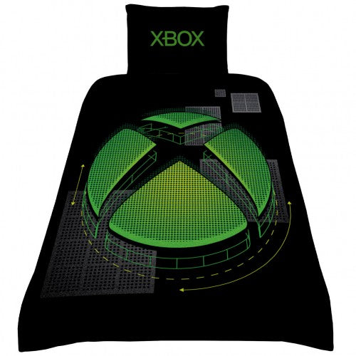 Front - Xbox Logo Duvet Cover Set