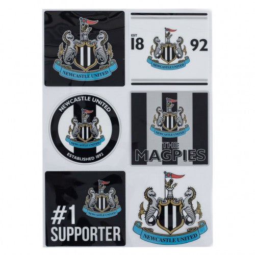 Front - Newcastle United FC Car Decal Set (Pack of 6)