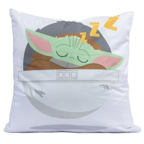 Front - Star Wars The Mandalorian Velvet Feel Grogu Cushion