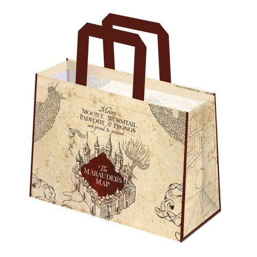 Front - Harry Potter Marauders Map Reusable Shopper
