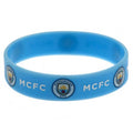 Front - Manchester City FC Official Silicone Wristband