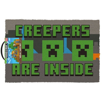 Front - Minecraft Pixelated Door Mat