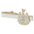 Front - Newcastle United FC Silver Painted Tie Clip
