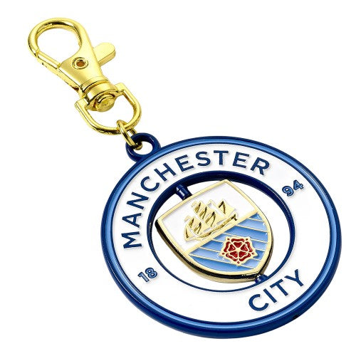 Front - Manchester City FC Spinner Bag Charm