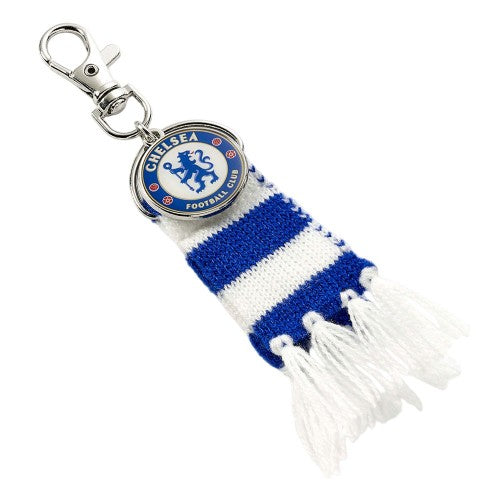 Front - Chelsea FC Bar Scarf Bag Charm