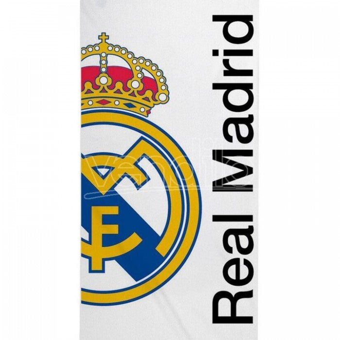 Front - Real Madrid CF Crest Beach Towel