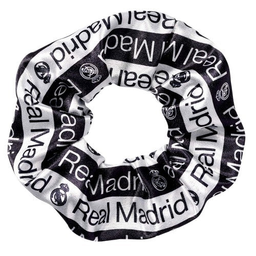 Front - Real Madrid CF Text Hair Tie