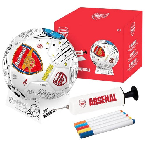 Front - Arsenal FC Colour In Mini Football Set