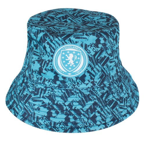 Front - Scottish FA Unisex Adult Reversible Bucket Hat