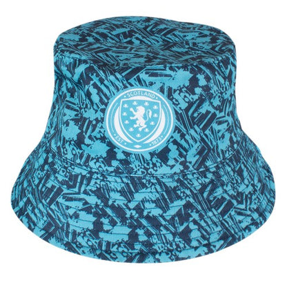 Front - Scottish FA Unisex Adult Reversible Bucket Hat