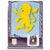 Front - Aston Villa FC Reversible Crest Duvet Cover Set
