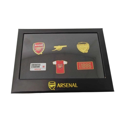 Front - Arsenal FC Alloy Badge Set (Pack of 6)