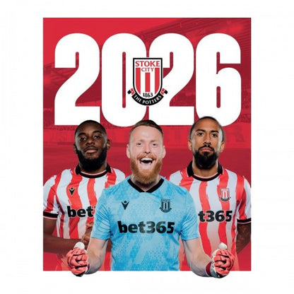 Front - Stoke City FC 2026 A3 Wall Calendar