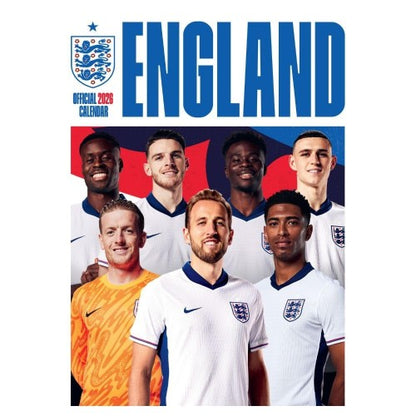 Front - England FA 2026 A3 Wall Calendar