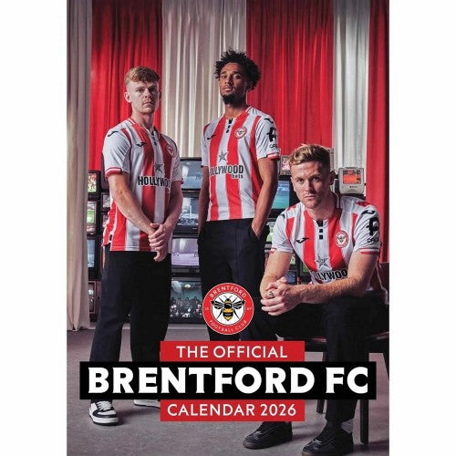 Front - Brentford FC 2026 A3 Wall Calendar
