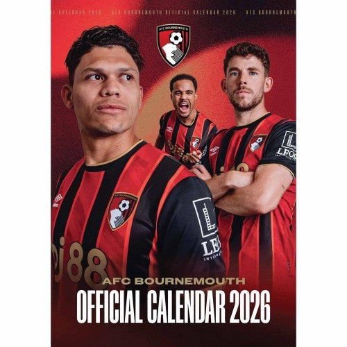 Front - AFC Bournemouth 2026 A3 Wall Calendar