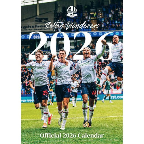 Front - Bolton Wanderers FC 2026 A3 Wall Calendar