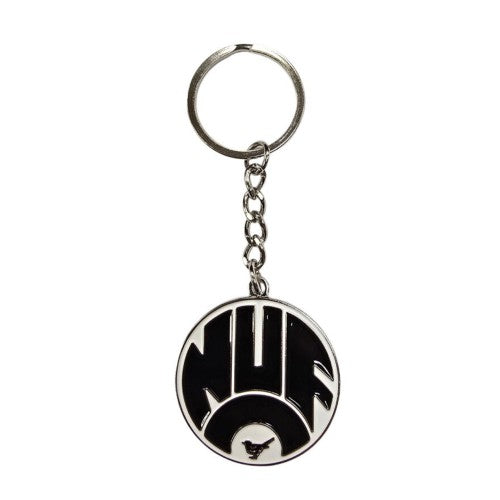 Front - Newcastle United FC Retro 83-88 Crest Keyring And Badge Set