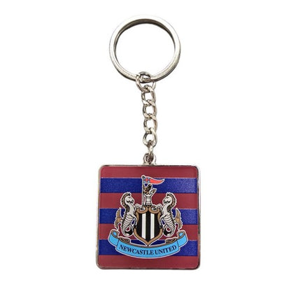 Front - Newcastle United FC 1995-95 away Keyring And Badge Set