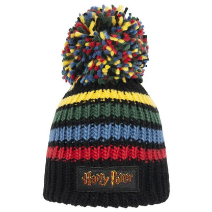Front - Harry Potter Unisex Adult Logo Bobble Beanie