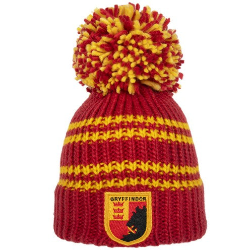 Front - Harry Potter Unisex Adult Gryffindor Bobble Beanie