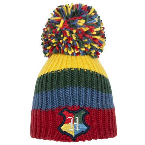 Front - Harry Potter Unisex Adult Hogwarts Bobble Beanie