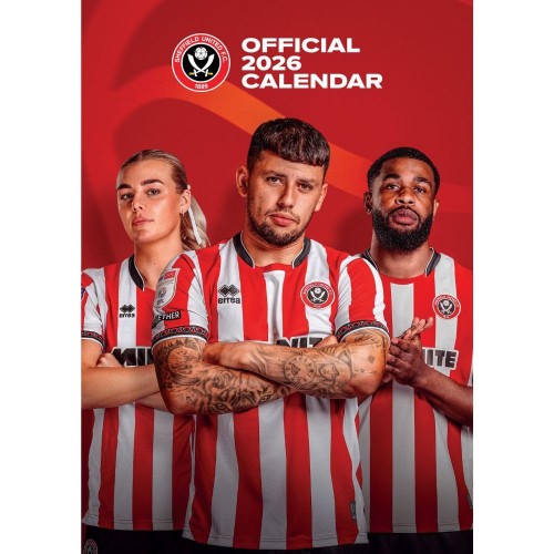 Front - Sheffield United FC 2026 A3 Wall Calendar