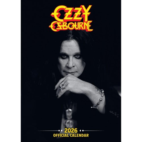 Front - Ozzy Osbourne 2026 A3 Wall Calendar