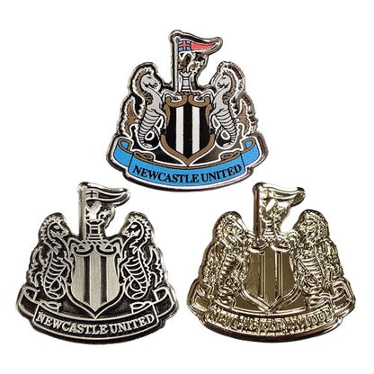 Front - Newcastle United FC Crest Badge Set (Pack of 3)