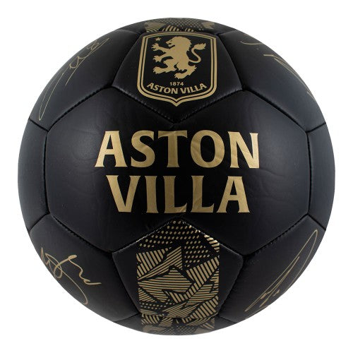 Front - Aston Villa FC Gold Phantom Signature Football
